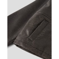 NAME IT Pu Læder Jakke Boll Black
